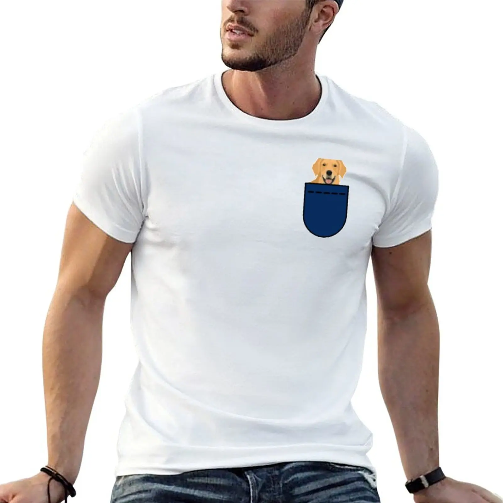 Golden Retriever In My Pocket T-Shirt t shirts cotton 100% t shirts for man cotton t shirts for man graphic tees T-shirt
Golden Retriever In My Pocket T-Shirt t shirts cotton 100% t shirts for man cotton t shirts for man graphic tees T-shirt