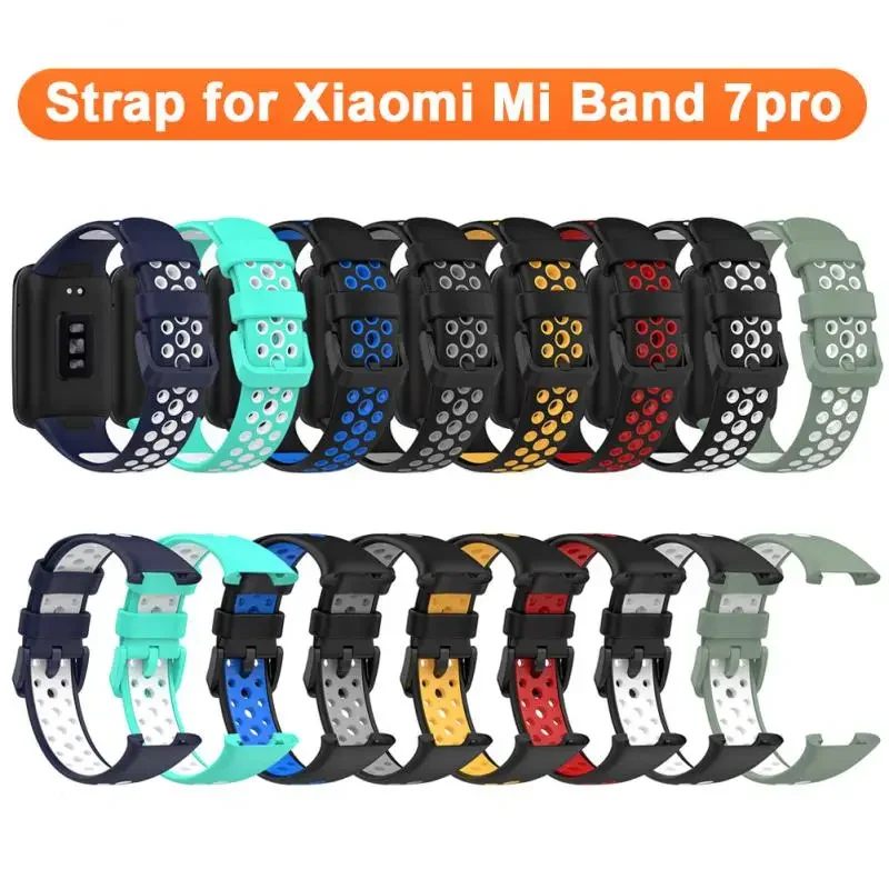 Silicone Strap for Xiaomi Mi Band 7pro Replacement Two-color Sport Blacelet Wristband for Xiaomi Mi Band 7pro Smart Watch Correa
Silicone Strap for Xiaomi Mi Band 7pro Replacement Two-color Sport Blacelet Wristband for Xiaomi Mi Band 7pro Smart Watch Correa