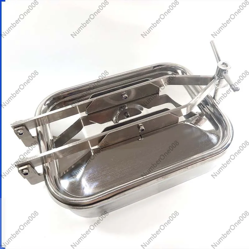 SS316 250x150mm Rectangular Manhole Cover Stainless Steel Tank Manway
SS316 250x150mm Rectangular Manhole Cover Stainless Steel Tank Manway