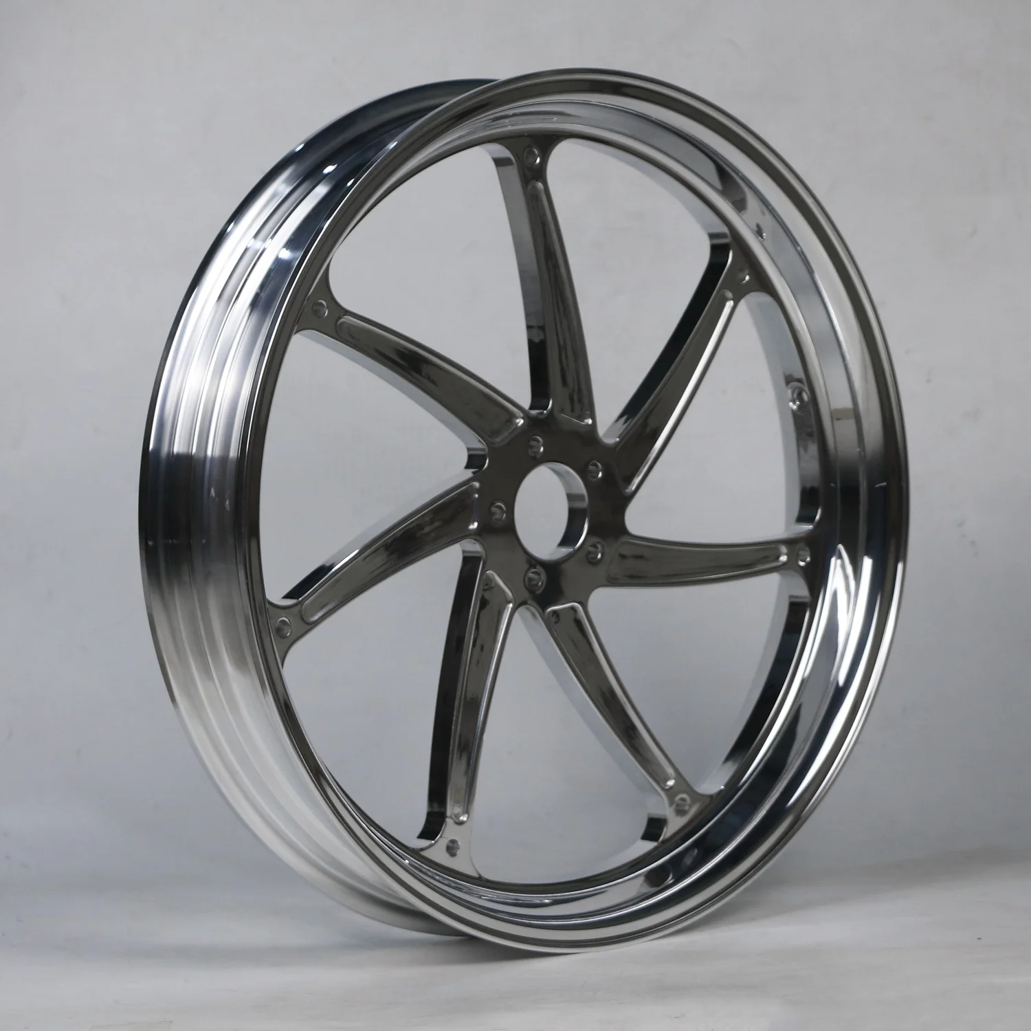 High-Strength Corrosion-Resistant Motorcycle Wheel Rims Electroplated Aluminum Alloy Forged New Condition
High-Strength Corrosion-Resistant Motorcycle Wheel Rims Electroplated Aluminum Alloy Forged New Condition