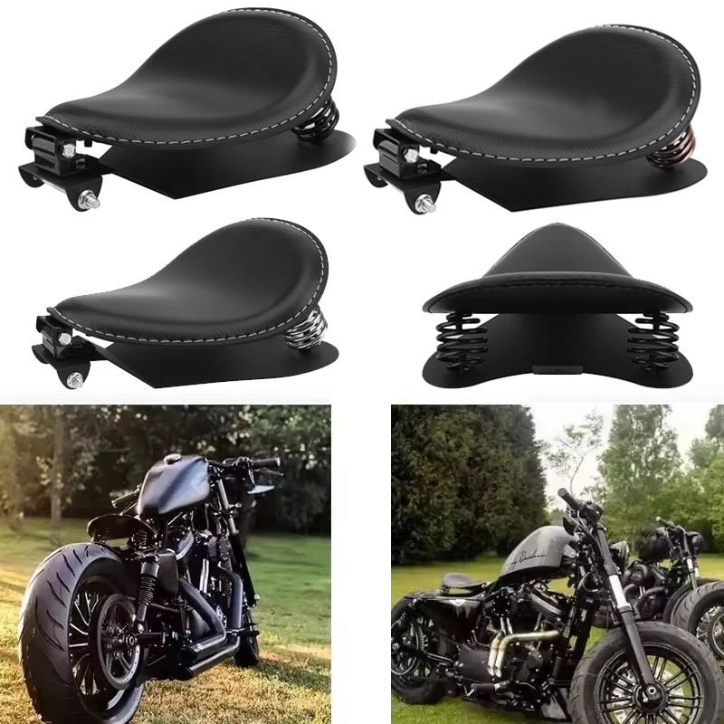 For Yamaha V-Star 250 650 950 1100 1300 For Suzuki Bobber Motorcycle Spring Solo Seat Base Saddle PU Leather Front Driver Seat
For Yamaha V-Star 250 650 950 1100 1300 For Suzuki Bobber Motorcycle Spring Solo Seat Base Saddle PU Leather Front Driver Seat