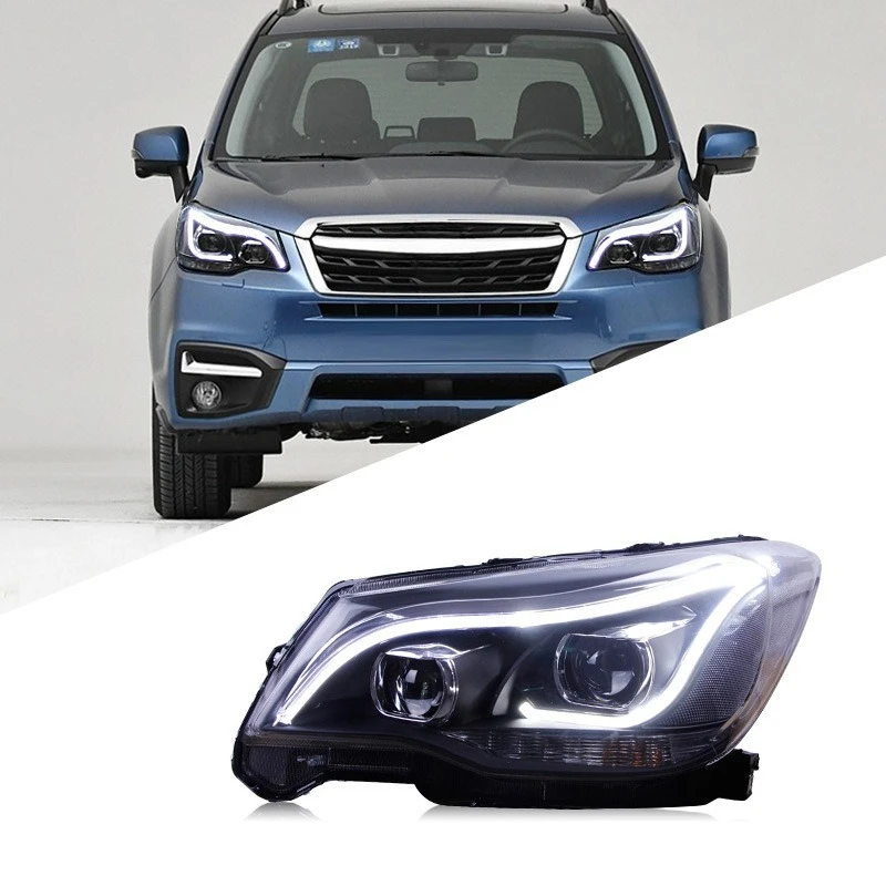 Suitable for 13-18 Subaru Forester headlight assembly modified led daytime running light double lens xenon headlight
Suitable for 13-18 Subaru Forester headlight assembly modified led daytime running light double lens xenon headlight