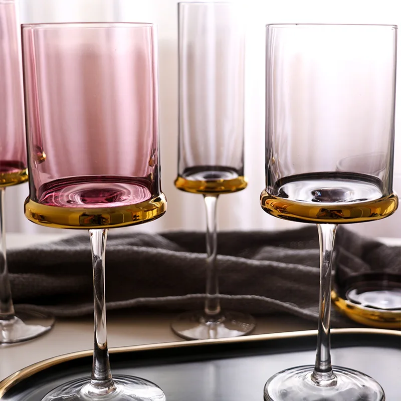 Colorful Red & Gray Crystal Champagne Glasses Liqueur Goblets for Banquet Hall Decoration Crystal Glass Cup Set
Colorful Red & Gray Crystal Champagne Glasses Liqueur Goblets for Banquet Hall Decoration Crystal Glass Cup Set