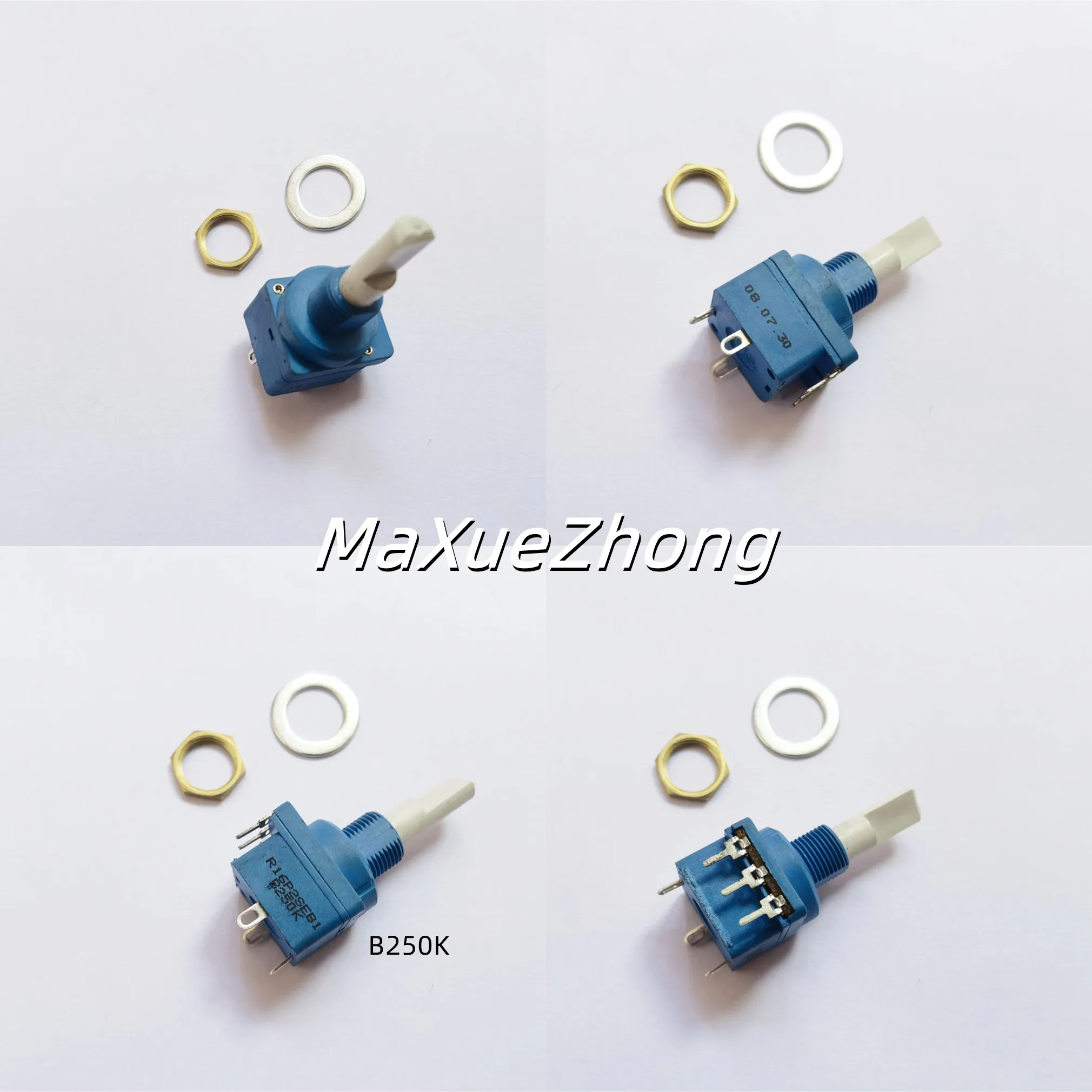 Original new 100% R16P2S 13 square Type single potentiometer B250K B500K with press switch 18MM 21MM 25MM shaft diameter 4MM
Original new 100% R16P2S 13 square Type single potentiometer B250K B500K with press switch 18MM 21MM 25MM shaft diameter 4MM