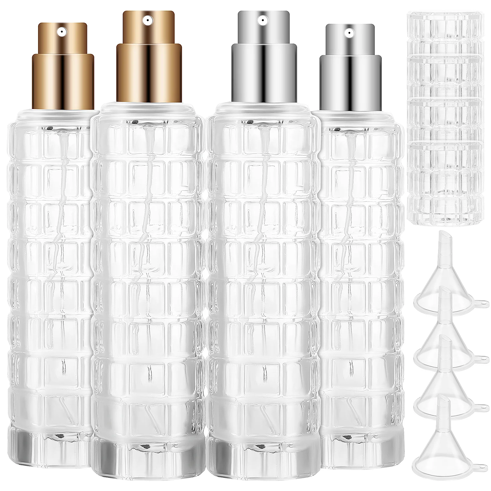 4 Pcs Portable Perfume Sprayer Pocket Dispenser Bottle Glass Bottles Empty Mist Refillable Travel Cylindrical
4 Pcs Portable Perfume Sprayer Pocket Dispenser Bottle Glass Bottles Empty Mist Refillable Travel Cylindrical