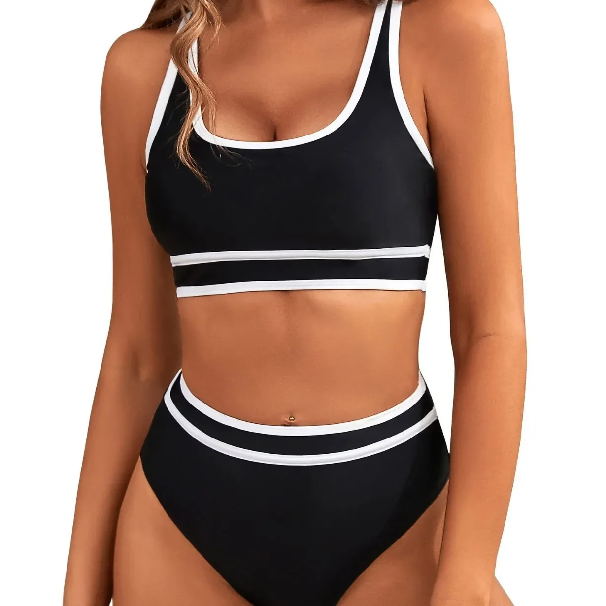 Sexy Solid Bikini 2025 High Cut Pleate Women's Swimsuit Separate Beach Bathing Suit High Waist Swimwear Biquini New
Sexy Solid Bikini 2025 High Cut Pleate Women's Swimsuit Separate Beach Bathing Suit High Waist Swimwear Biquini New