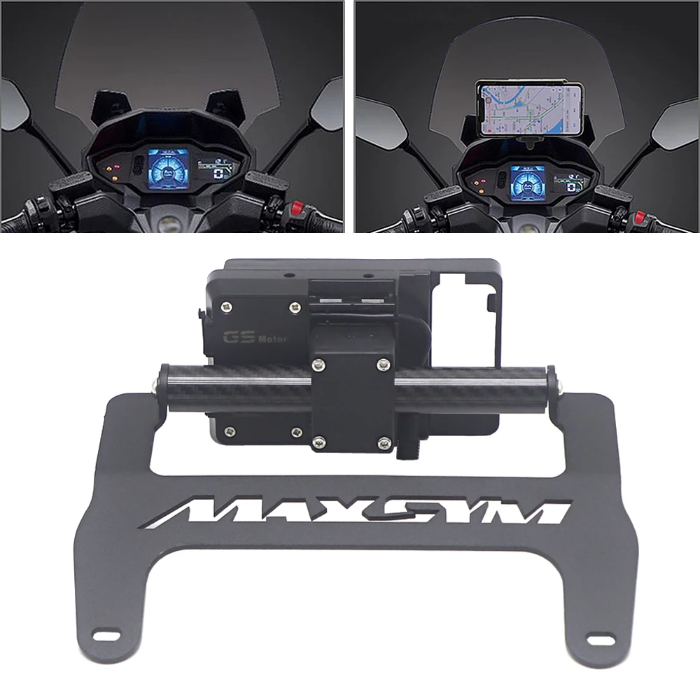 For SYM MAXSYM TL 500 TL500 2020 Motorcycle Front Mobile Phone GPS Mount Navigation Bracket USB and Wireless Charging Stand
For SYM MAXSYM TL 500 TL500 2020 Motorcycle Front Mobile Phone GPS Mount Navigation Bracket USB and Wireless Charging Stand