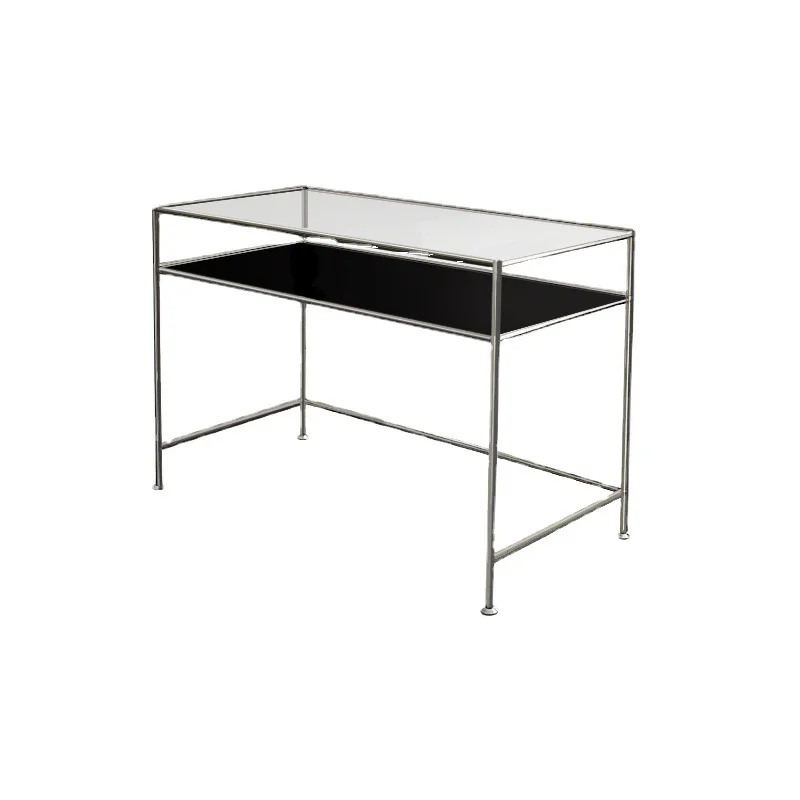 Simple office computer desk Desktop desk, writing desk Double layer tempered glass Internet celebrity dresser
Simple office computer desk Desktop desk, writing desk Double layer tempered glass Internet celebrity dresser