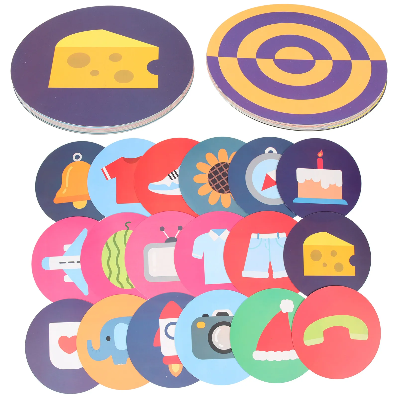 2Sets Visual Stimulation Flash Cards Educational Cognitive Sensory Learning for Kids Infant Toddlers Speech Therapy Materials
2Sets Visual Stimulation Flash Cards Educational Cognitive Sensory Learning for Kids Infant Toddlers Speech Therapy Materials