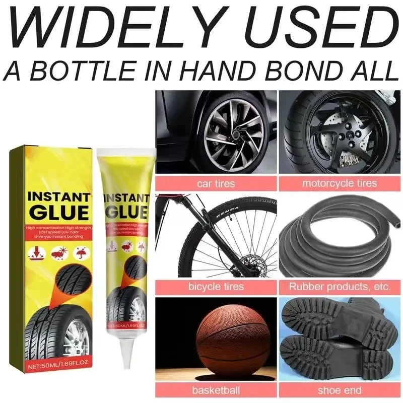 Tire Repair Glue Liquid Strong Rubber Wear-resistant Non-corrosive Adhesive instant glue Bond Leather
Tire Repair Glue Liquid Strong Rubber Wear-resistant Non-corrosive Adhesive instant glue Bond Leather