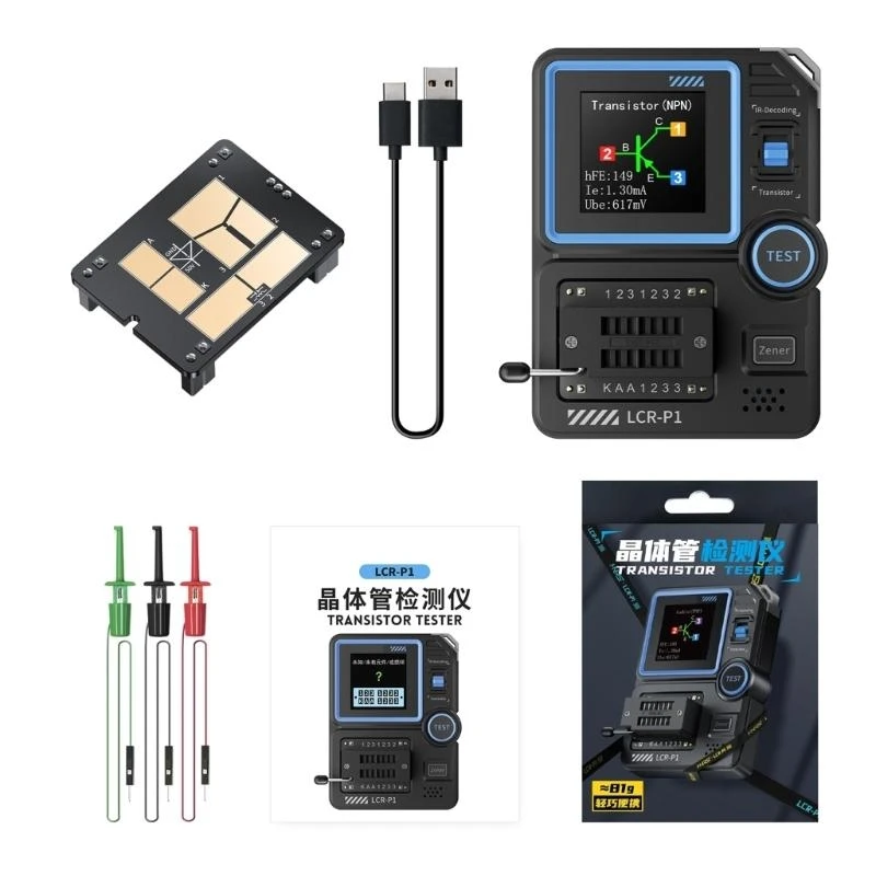 2025 New Durability Transistor Tester Intelligent Recognition for Quick Parameters Check
2025 New Durability Transistor Tester Intelligent Recognition for Quick Parameters Check
