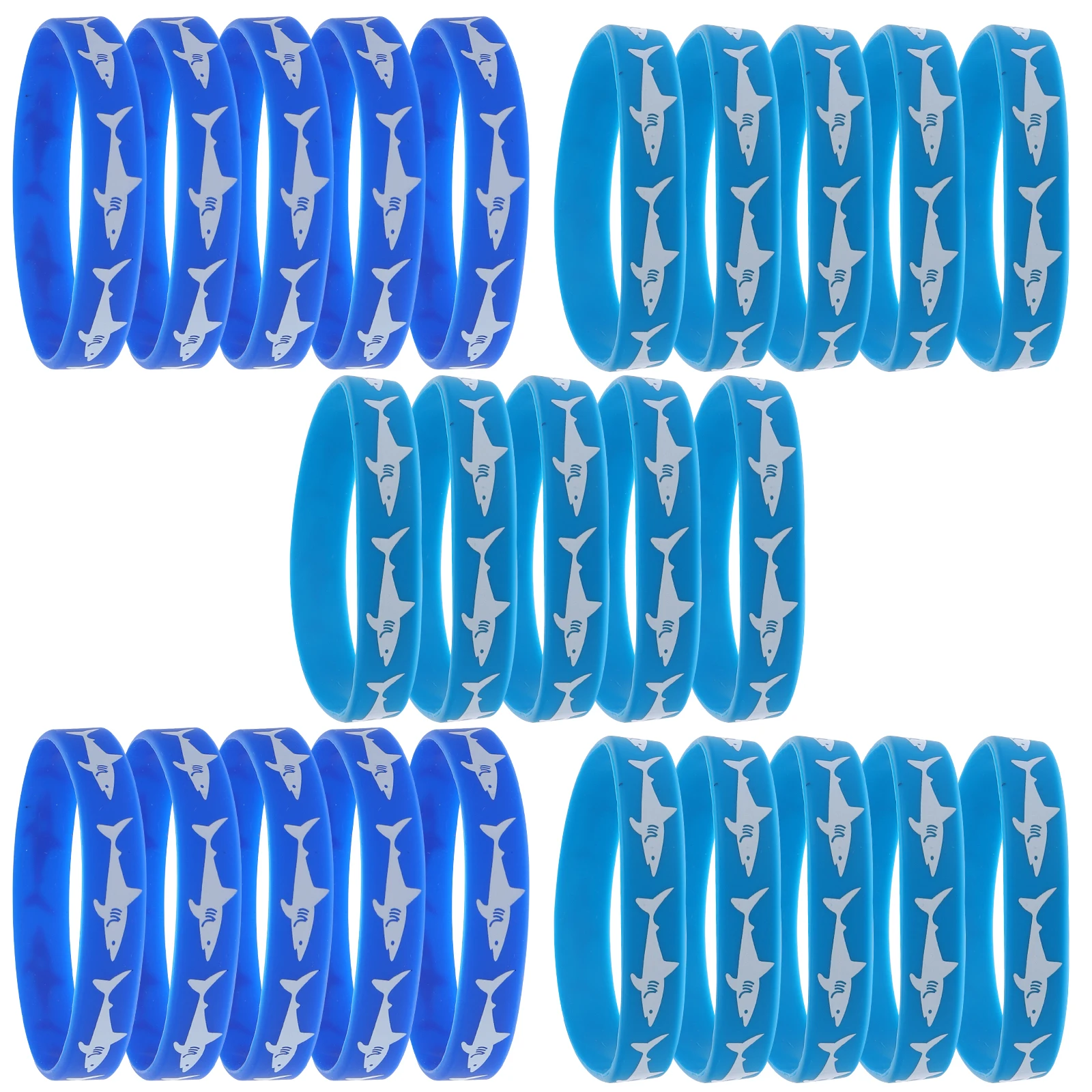 25 Pcs Silicone Bracelet Birthday Decoration Party Wrist Straps Shark Wristbands Customized
25 Pcs Silicone Bracelet Birthday Decoration Party Wrist Straps Shark Wristbands Customized