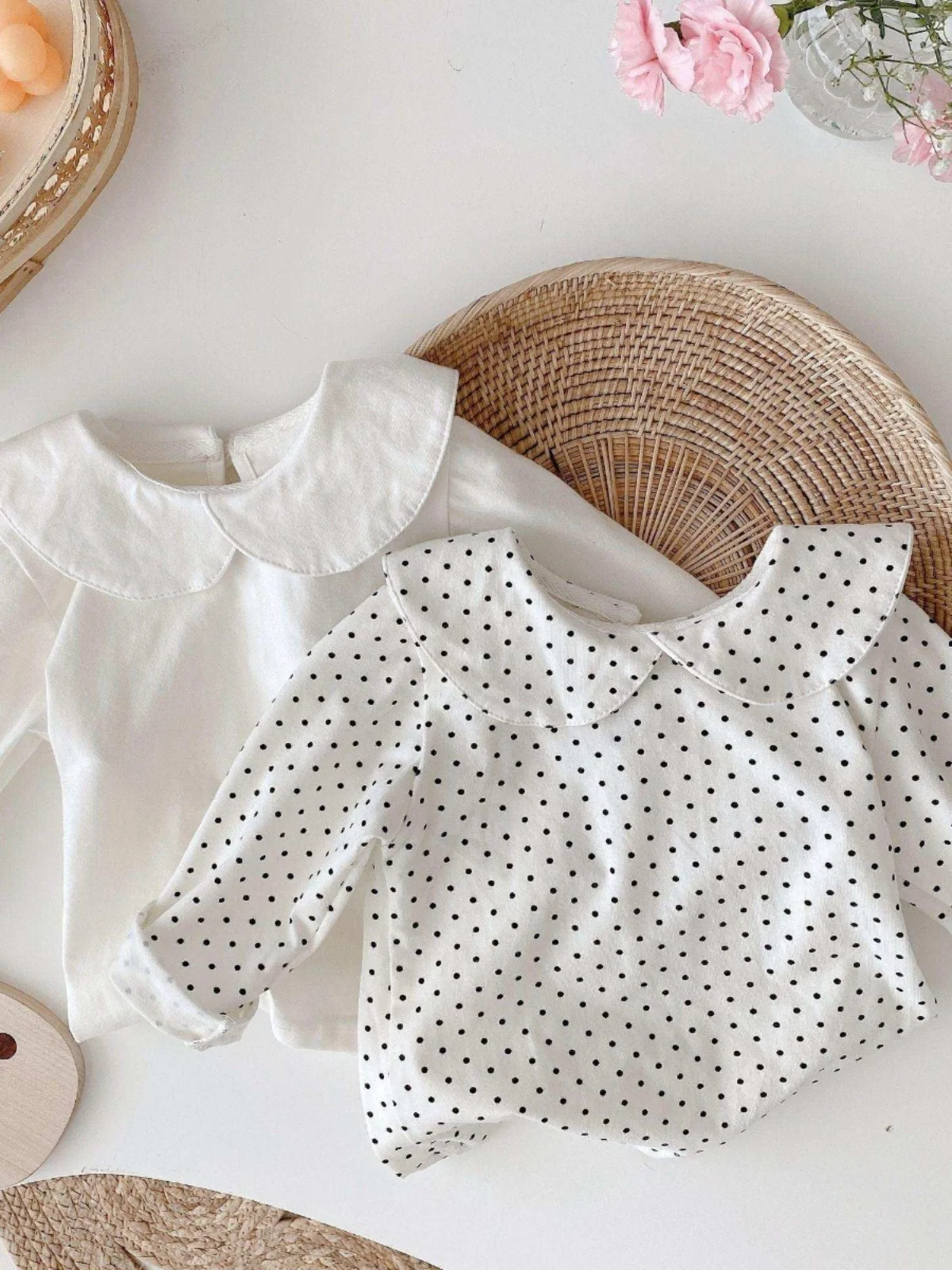 Sweet Style Long Sleeve Baby Girl's Base Shirt Doll Collar Autumn Clothes for 17 Years Old And below Children Cotton Fabric
Sweet Style Long Sleeve Baby Girl's Base Shirt Doll Collar Autumn Clothes for 17 Years Old And below Children Cotton Fabric
