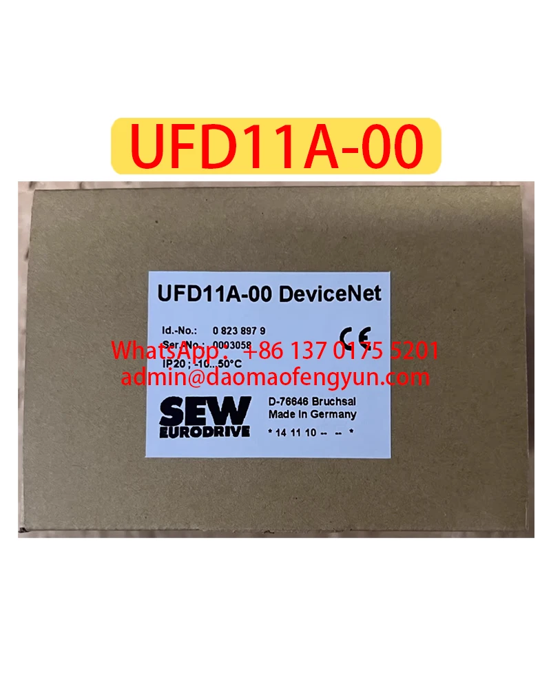 UFD11A-00 Совершенно новый коммуникационный модуль 08238979 DeviceNet UFD11A 00, быстрая доставка
UFD11A-00 Совершенно новый коммуникационный модуль 08238979 DeviceNet UFD11A 00, быстрая доставка