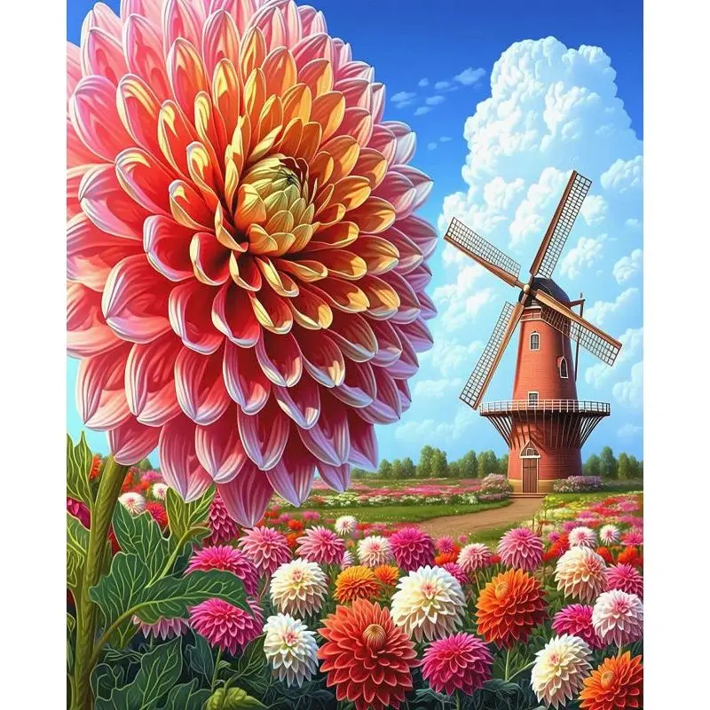 GATYZTORY Windmill Paint By Numbers Wall Decor Diy Gift Scenery Canvas for Painting Kits Create Wall Art Paintings On Number
GATYZTORY Windmill Paint By Numbers Wall Decor Diy Gift Scenery Canvas for Painting Kits Create Wall Art Paintings On Number