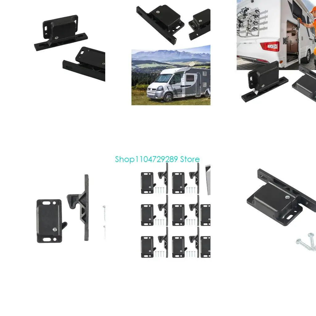 D8KE Motorhomes Drawer Door Push Latches Catch with Hardware Pack Of 8 Secure Hold Fit for Campers Cabinets Easy Installation
D8KE Motorhomes Drawer Door Push Latches Catch with Hardware Pack Of 8 Secure Hold Fit for Campers Cabinets Easy Installation
