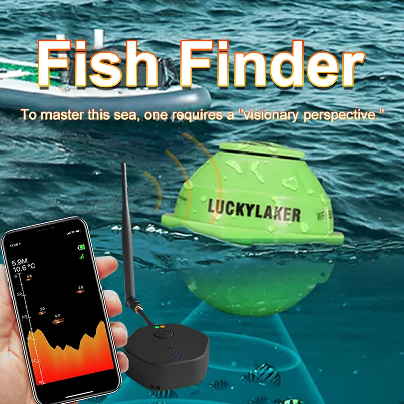 LUCKY FF916 WiFi Fish Finder Enhanced Edition 120M Distance 45M Depth Wireless Fishing Suitable for iOS and Android Fish Finder
LUCKY FF916 WiFi Fish Finder Enhanced Edition 120M Distance 45M Depth Wireless Fishing Suitable for iOS and Android Fish Finder