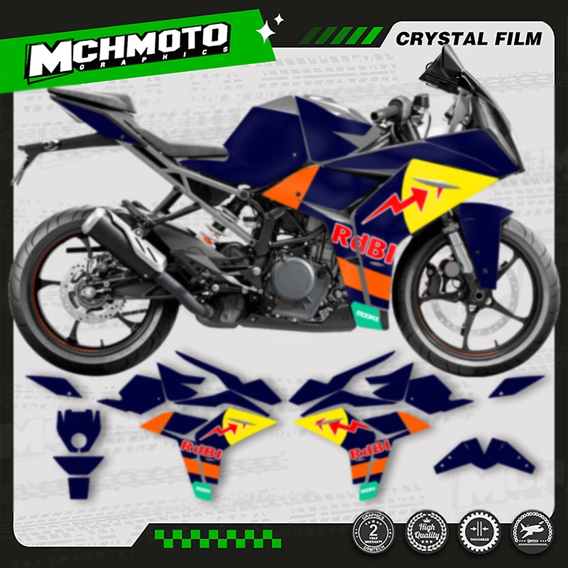 MCHMFG Custom Team For KTM RC125 RC200 RC250 RC390 2022 2023 2024 Motorcycle Graphics Decals Stickers Kits
MCHMFG Custom Team For KTM RC125 RC200 RC250 RC390 2022 2023 2024 Motorcycle Graphics Decals Stickers Kits