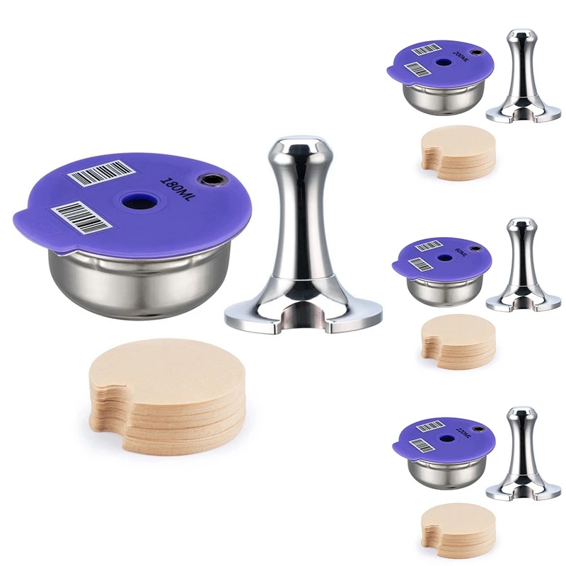 For Tassimo Machine Coffee Capsule Pod Refillable Filter Pod+Pressing Powder Hammer+Filter Paper
For Tassimo Machine Coffee Capsule Pod Refillable Filter Pod+Pressing Powder Hammer+Filter Paper