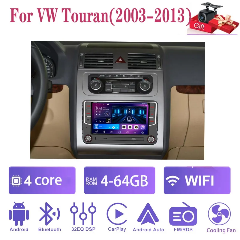 For VW Touran(2003-2013) Car Radio Multimedia Stereo Navigation Wireless Android BT Carplay Head Unit QLED Screen
For VW Touran(2003-2013) Car Radio Multimedia Stereo Navigation Wireless Android BT Carplay Head Unit QLED Screen