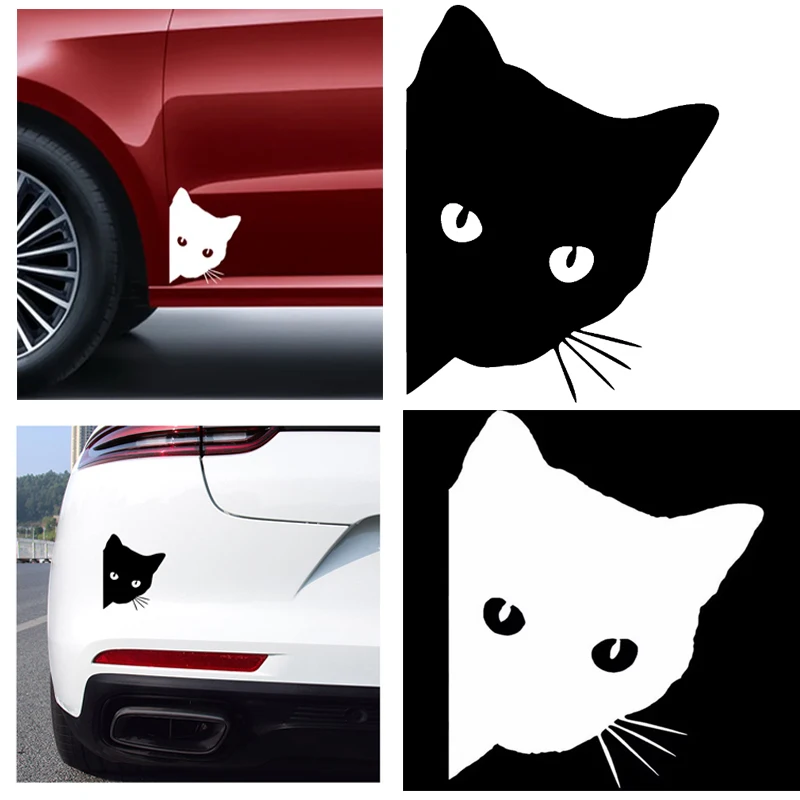 Peek-a-boo Cat Sticker Personalised Cartoon Cat Car Sticker Car Window Door Scratch Sticker Decoration Car Accessories
Peek-a-boo Cat Sticker Personalised Cartoon Cat Car Sticker Car Window Door Scratch Sticker Decoration Car Accessories