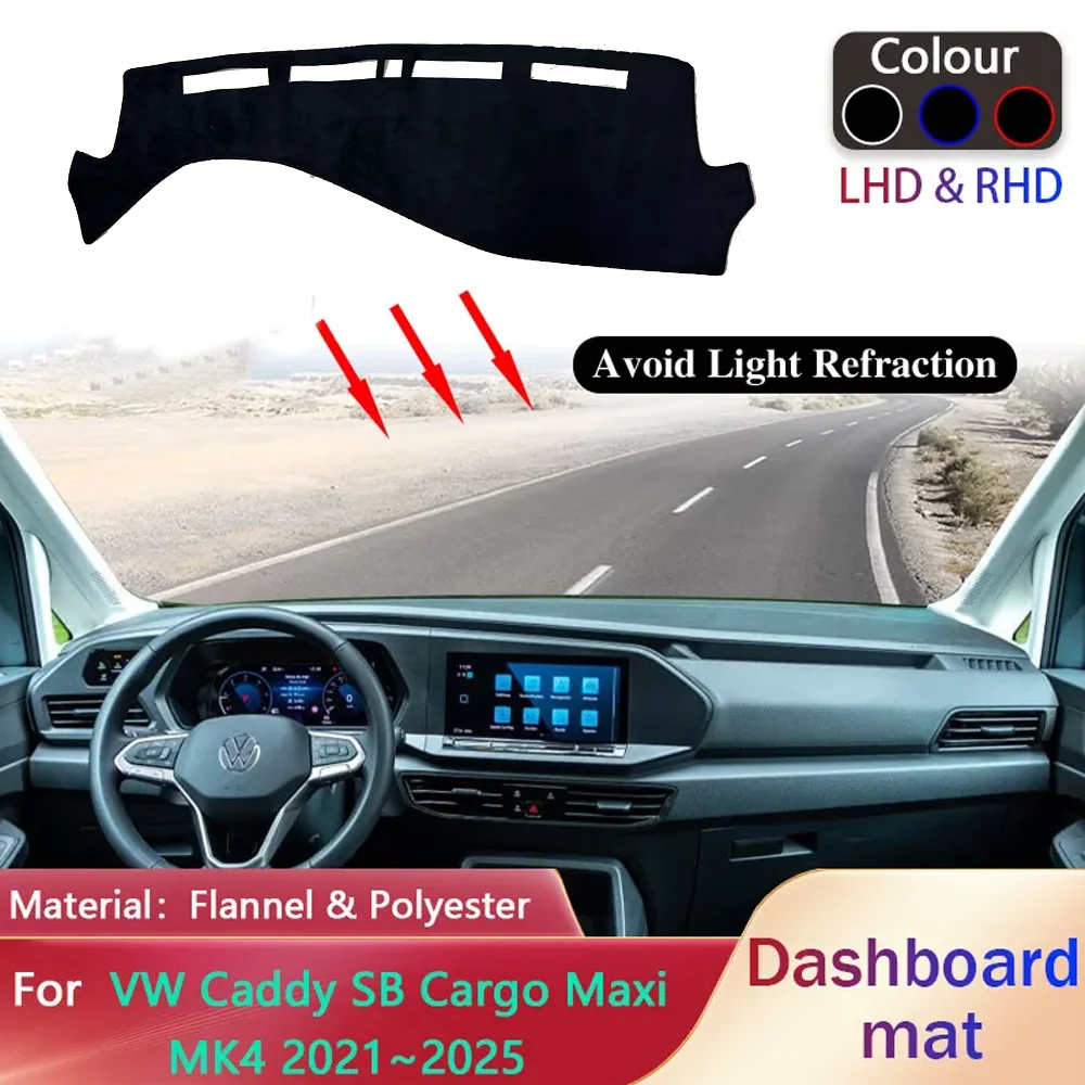 Dashboard Pad for Volkswagen VW Caddy SB Cargo Maxi MK4 2021~2025 Liner Anti-Slip Mat Sunshade Dashmat Carpet Cover Accessories
Dashboard Pad for Volkswagen VW Caddy SB Cargo Maxi MK4 2021~2025 Liner Anti-Slip Mat Sunshade Dashmat Carpet Cover Accessories