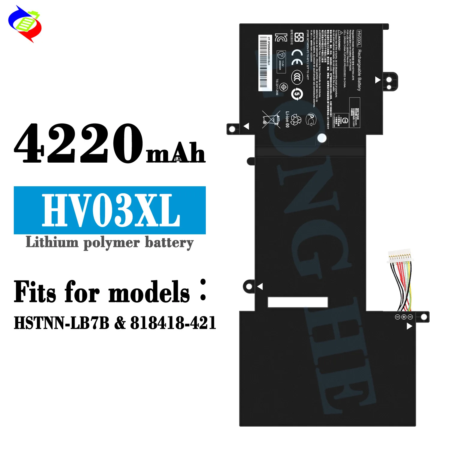 HV03XL Laptop Battery For HP x360 310 G2 K12 Series HSTNN-LB7B 818418-421 817184-005 TPN-W112
HV03XL Laptop Battery For HP x360 310 G2 K12 Series HSTNN-LB7B 818418-421 817184-005 TPN-W112