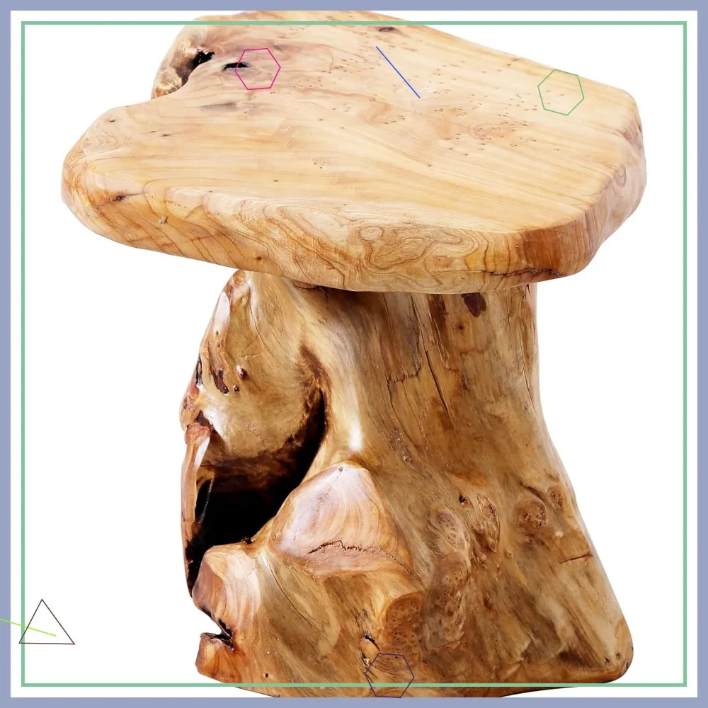 13.8" Cedar Stump Stool, Natural Wooden Side Table, Plant Stool, Live Edge Coffee Table for Bedroom, Living Room, Outdoor
13.8" Cedar Stump Stool, Natural Wooden Side Table, Plant Stool, Live Edge Coffee Table for Bedroom, Living Room, Outdoor