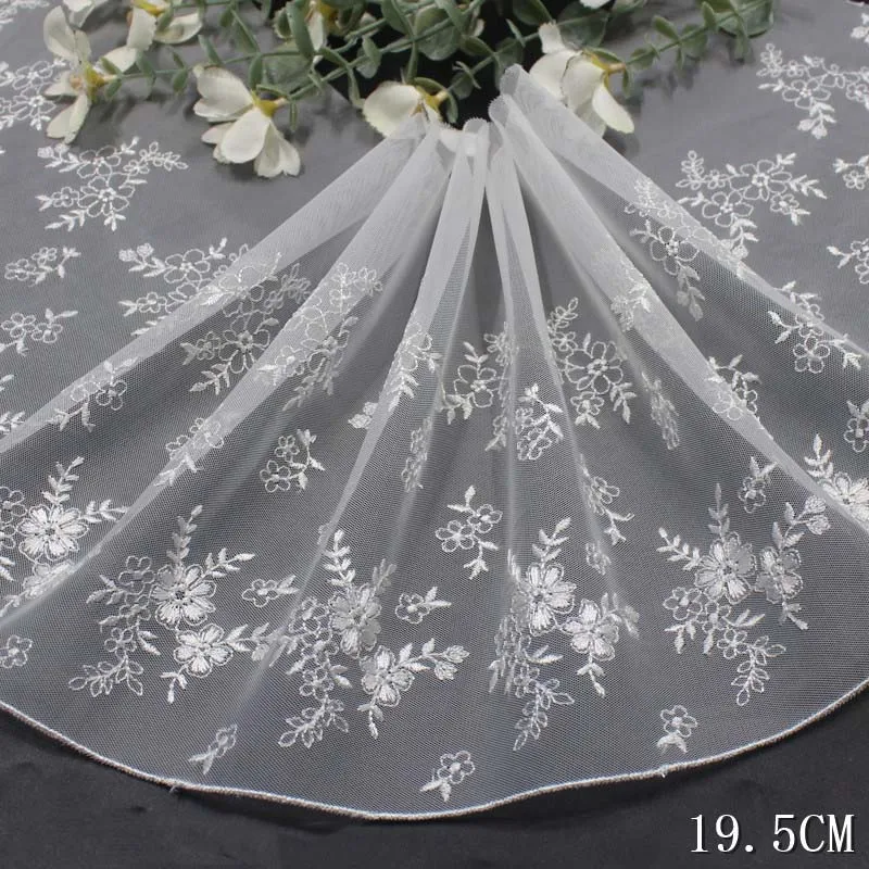 31Yards White Flower Embroidery Lace Tulle Mesh Fabric Bra Lace Trim Laces Fabric for Lingerie 2025
31Yards White Flower Embroidery Lace Tulle Mesh Fabric Bra Lace Trim Laces Fabric for Lingerie 2025