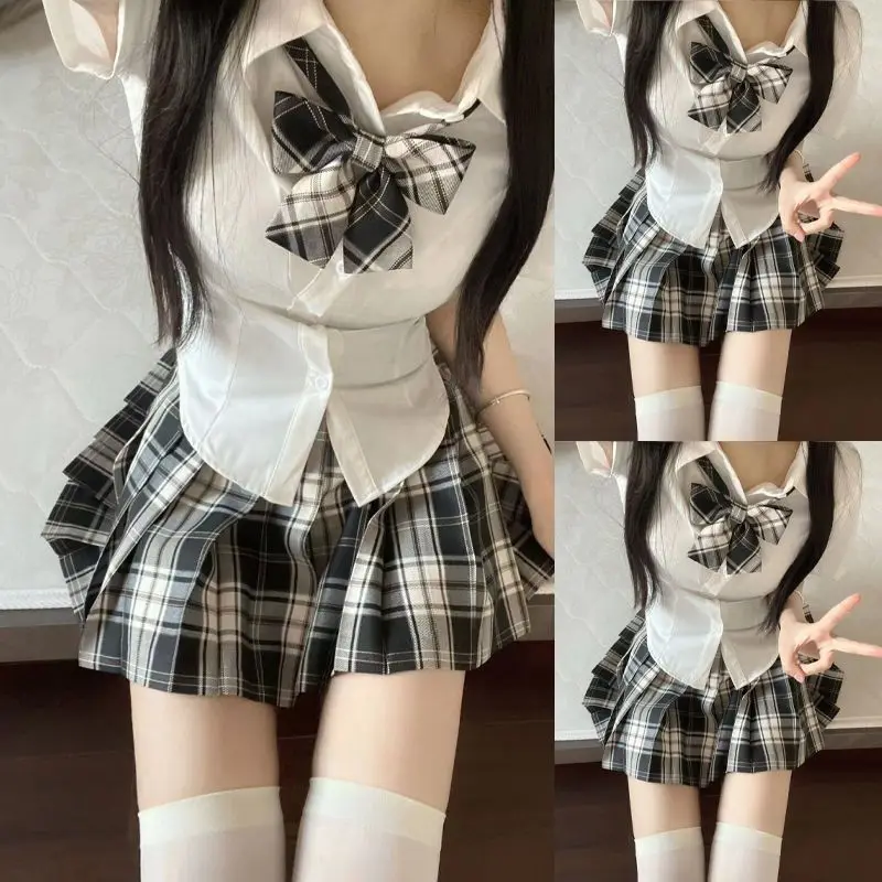 Jk uniform set girls school uniform pure and elegant shirt cinched waist make one look slimmer shirt pleated skirt two-piece set
Jk uniform set girls school uniform pure and elegant shirt cinched waist make one look slimmer shirt pleated skirt two-piece set
