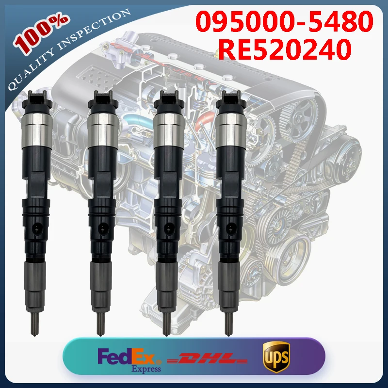 4 шт. топливная форсунка 095000-5480 RE520333 RE520240 для двигателя John Deere 6,8 л 6068 трактор 6520 6620 7220 7320 7420 7520
4 шт. топливная форсунка 095000-5480 RE520333 RE520240 для двигателя John Deere 6,8 л 6068 трактор 6520 6620 7220 7320 7420 7520