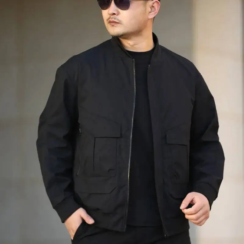 Men Bomber Flight Cargo New Upgrade Spring Autumn Outdoor Waterproof Baseball Tactical Jacket Workwear Military Coat Male
Men Bomber Flight Cargo New Upgrade Spring Autumn Outdoor Waterproof Baseball Tactical Jacket Workwear Military Coat Male
