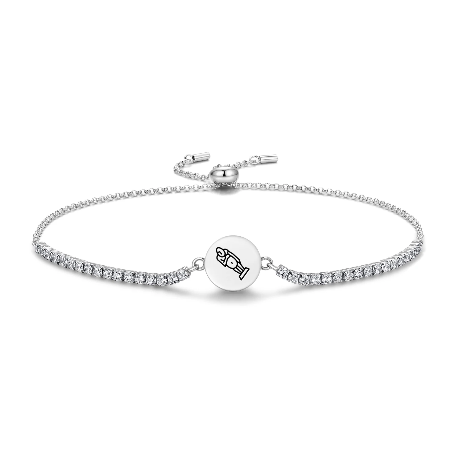 Easter Island Rapa Nui Moai papa Bracelet 925 Sterling Silver Symbol Adjustable Tennis Zircon Chain for Women Jewelry Popular
Easter Island Rapa Nui Moai papa Bracelet 925 Sterling Silver Symbol Adjustable Tennis Zircon Chain for Women Jewelry Popular