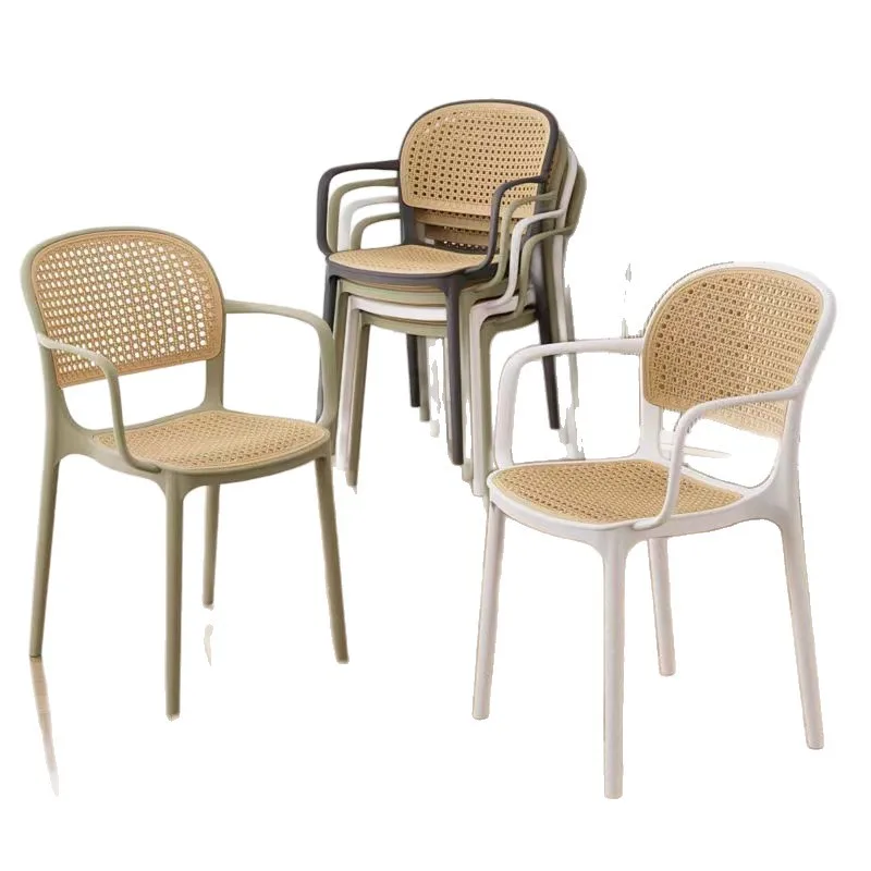 Plastic rattan chair thickened household light luxury high-end backrest stool backrest small apartment desk
Plastic rattan chair thickened household light luxury high-end backrest stool backrest small apartment desk
