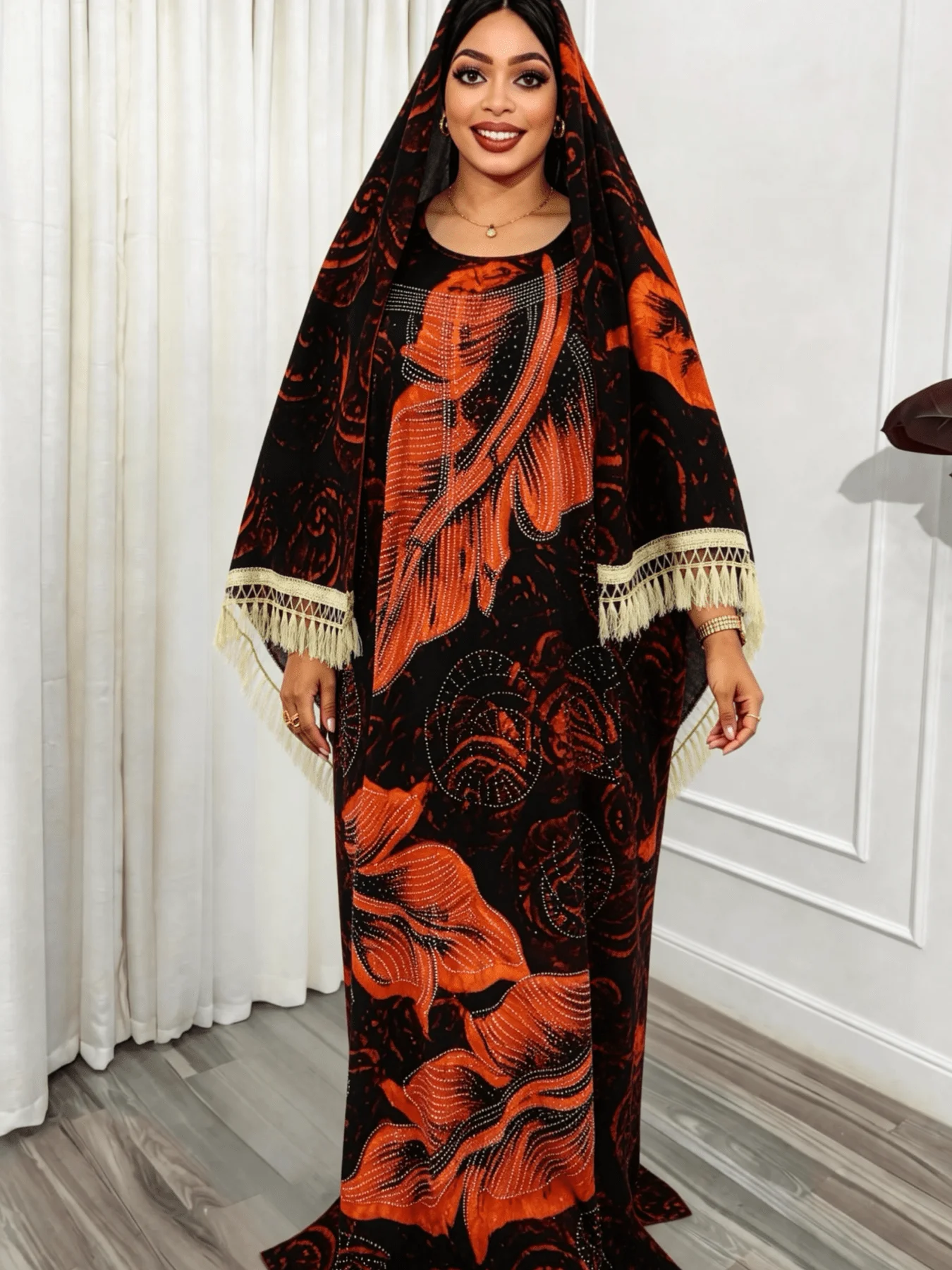 Plus Size Middle East Traditional Abaya Turkish Dress Sequins Printed Large Size Dress African Traditional Sequins
Plus Size Middle East Traditional Abaya Turkish Dress Sequins Printed Large Size Dress African Traditional Sequins