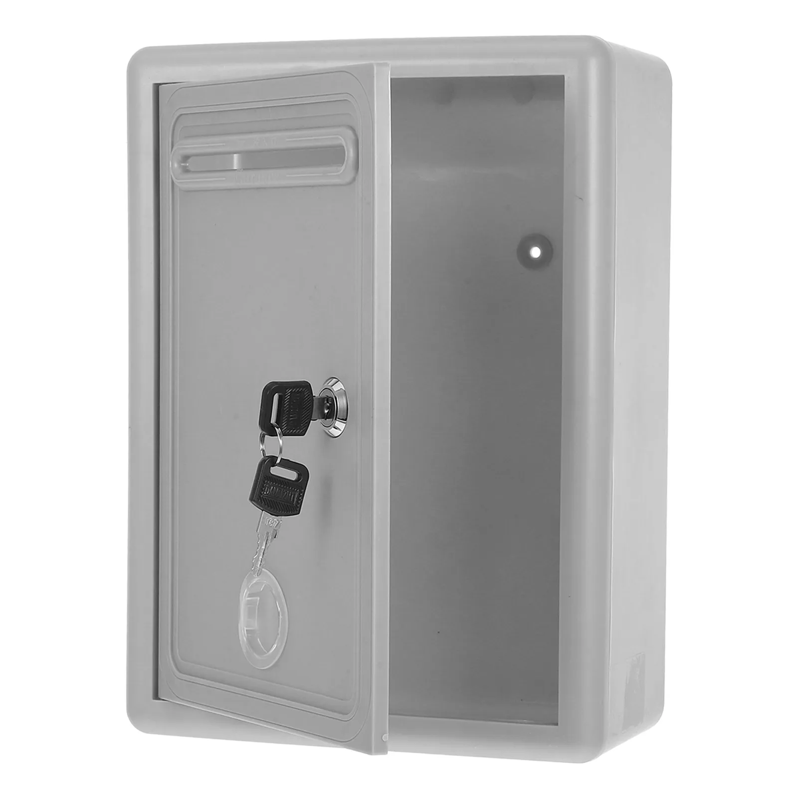 Wall Mount Grey Suggestion Box Letter Storage Donation Collection Container Metal Plastic Slot
Wall Mount Grey Suggestion Box Letter Storage Donation Collection Container Metal Plastic Slot