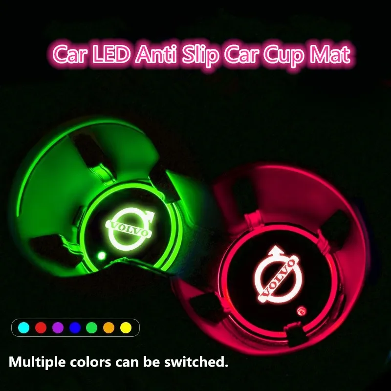 2 Pack Car Luminous Water Coaster Water Cup Anti-Slip Mat Accessories Suitable for Volvo XC60 V50 V40 XC90 S60 S40 S80l V90 V60
2 Pack Car Luminous Water Coaster Water Cup Anti-Slip Mat Accessories Suitable for Volvo XC60 V50 V40 XC90 S60 S40 S80l V90 V60