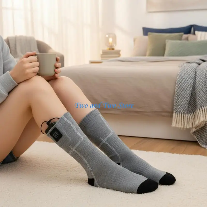 HX6F High Efficiency Electric Heating Fiber Thermal Socks Outdoor Winter Warm Socks Unisex Long Tube Design For Extreme Cold
HX6F High Efficiency Electric Heating Fiber Thermal Socks Outdoor Winter Warm Socks Unisex Long Tube Design For Extreme Cold