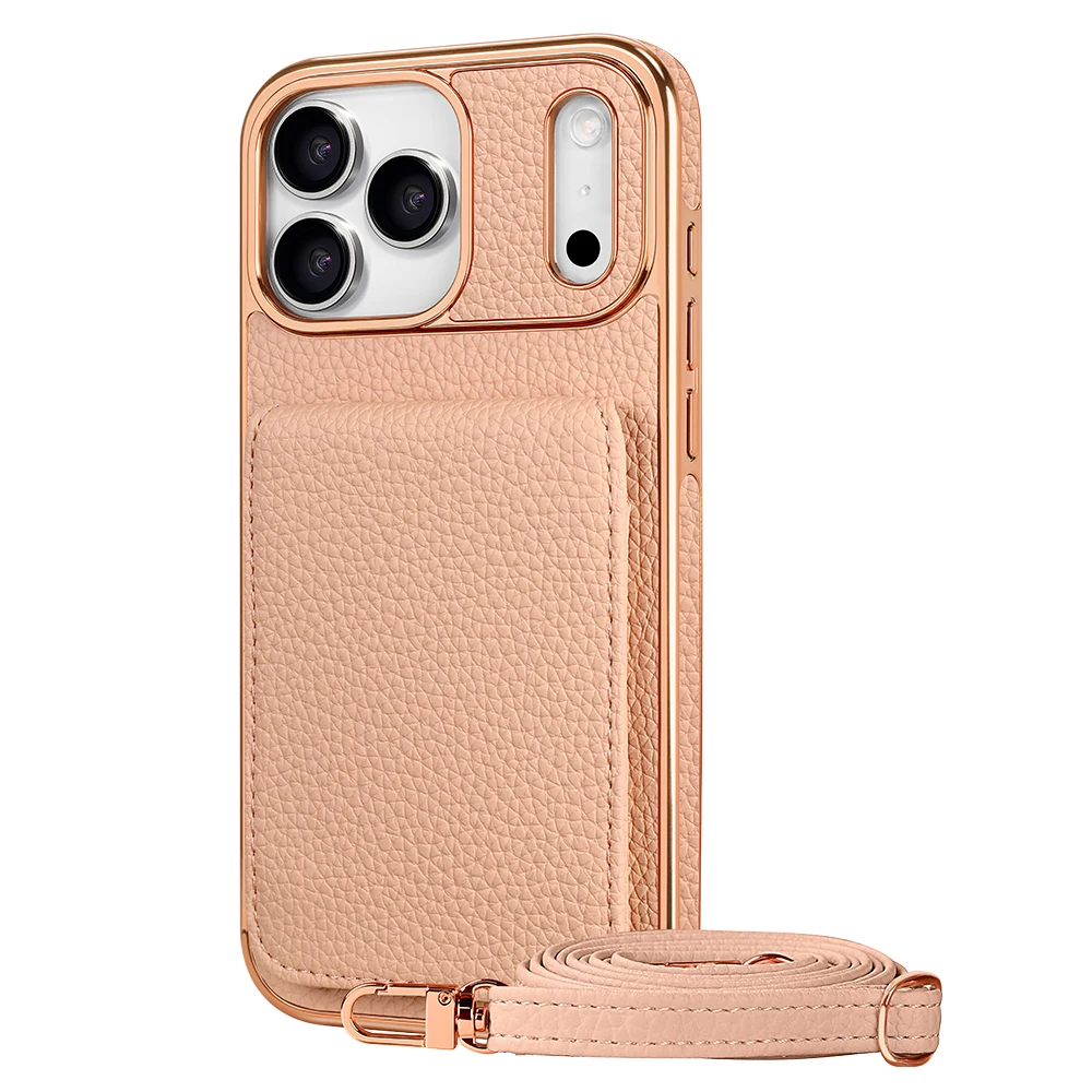 VIETAO PU Leather Phone Case with Crossbody Strap for iPhone 17/16/15/14/13 pro Max Card Holder Stand/Shoulder Lanyard Accessory
VIETAO PU Leather Phone Case with Crossbody Strap for iPhone 17/16/15/14/13 pro Max Card Holder Stand/Shoulder Lanyard Accessory