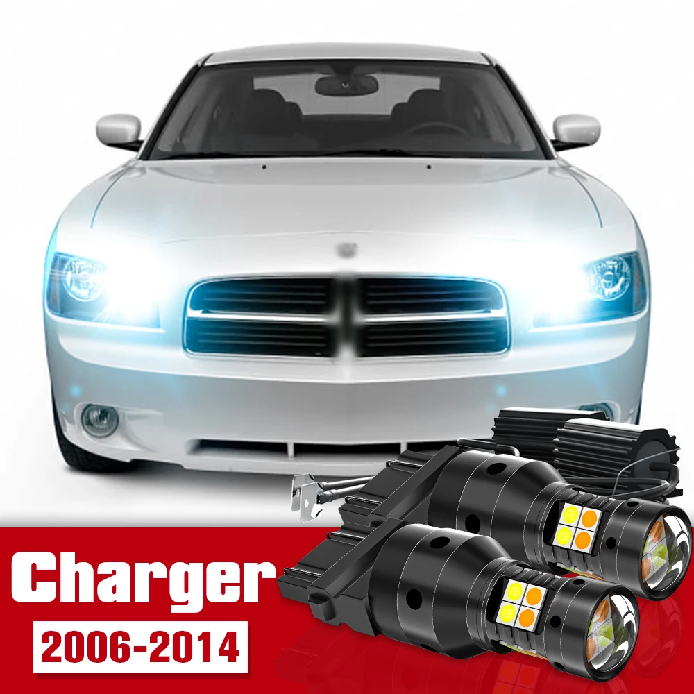 2pcs LED Accessories Dual Mode Turn Signal+Daytime Running Light DRL For Dodge Charger 2006-2014 2007 2008 2009 2010 2011 2012
2pcs LED Accessories Dual Mode Turn Signal+Daytime Running Light DRL For Dodge Charger 2006-2014 2007 2008 2009 2010 2011 2012