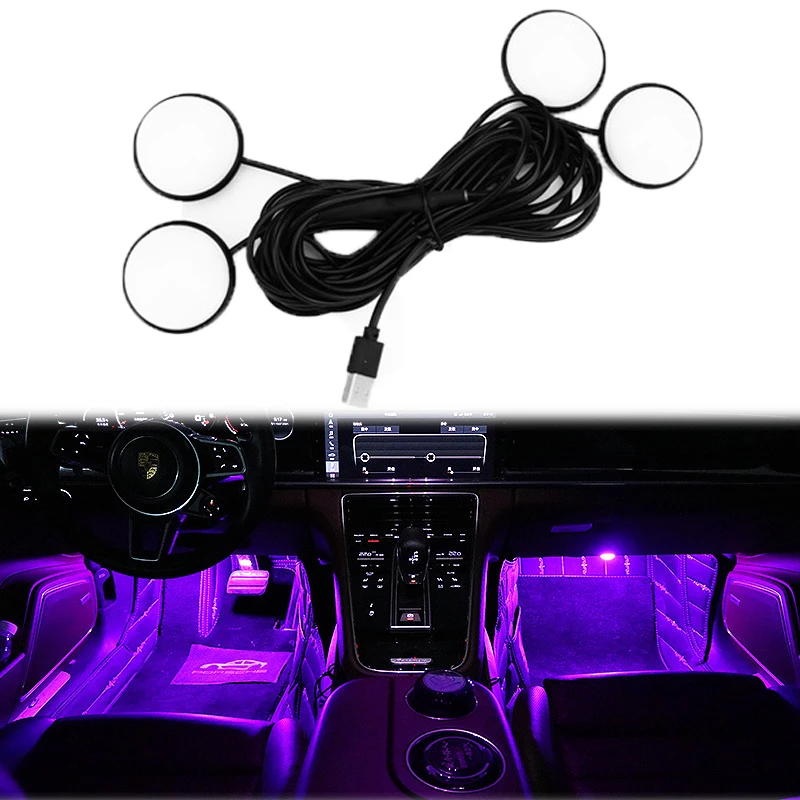 LED Atmosphere Lights for Car Foot Ambient Decorative Lamp One with Four Night Lamp Star Bulb Car Light Interior Accessories
LED Atmosphere Lights for Car Foot Ambient Decorative Lamp One with Four Night Lamp Star Bulb Car Light Interior Accessories