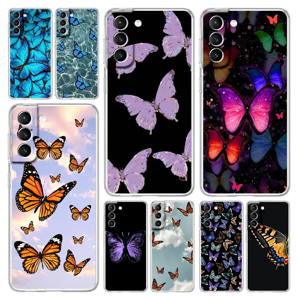 butterfly Phone Case For Samsung Galaxy S22 5G S20 Ultra S21 FE 5G S10E S9 S8 S10 Plus Note 20 10 Soft Clear Silicone Back Cover
butterfly Phone Case For Samsung Galaxy S22 5G S20 Ultra S21 FE 5G S10E S9 S8 S10 Plus Note 20 10 Soft Clear Silicone Back Cover
