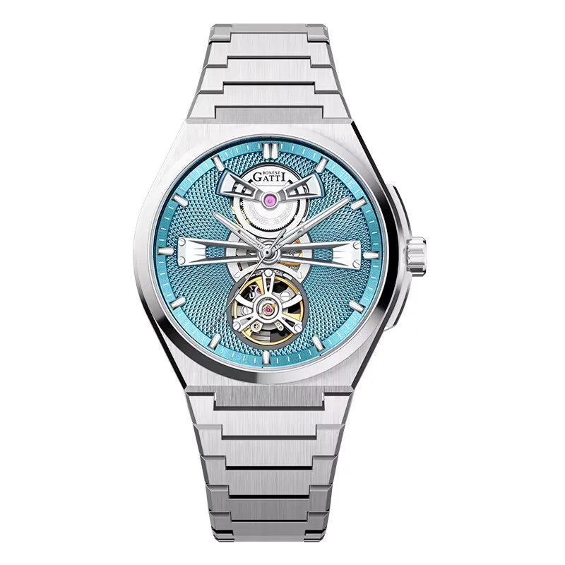 BONEST GATTI Men's Automatic Watch Skeleton Dial 316L Stainless Steel Sapphire Crystal 30M Waterproof Luxury Wristwatch
BONEST GATTI Men's Automatic Watch Skeleton Dial 316L Stainless Steel Sapphire Crystal 30M Waterproof Luxury Wristwatch