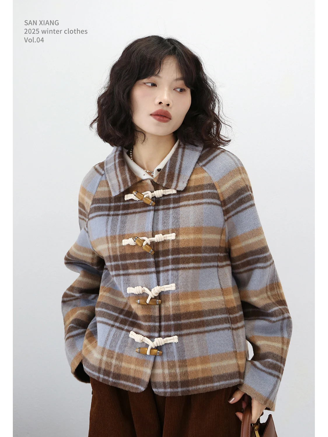 Women's Double-sided Woolen Coat ort oulder Sve Single Button Winter Faion Thiened Long Sve Square Collar Jaet
Women's Double-sided Woolen Coat ort oulder Sve Single Button Winter Faion Thiened Long Sve Square Collar Jaet