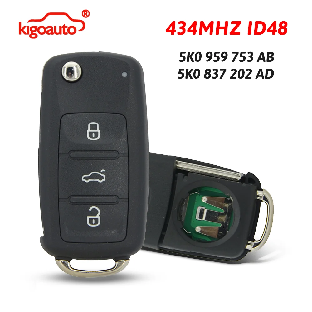 kigoauto PN 5K0959753AB 5K0837202AD Remote key HU66 434Mhz ID48 ASK for 2012 VW Passat Polo Golf Jetta Beetle Tiguan Skoda
kigoauto PN 5K0959753AB 5K0837202AD Remote key HU66 434Mhz ID48 ASK for 2012 VW Passat Polo Golf Jetta Beetle Tiguan Skoda