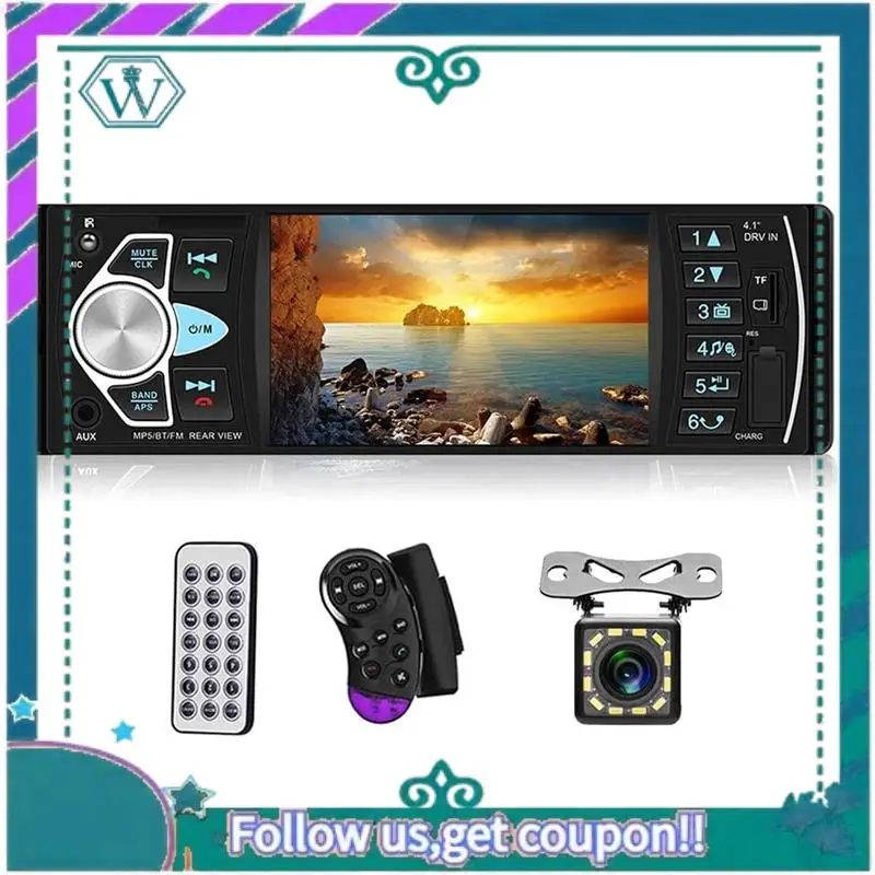 AA92-Car Radio 1 Din Stereo MP5 Player 4.1 Inch Support Rear View Mirrolink Steering Wheel Control
AA92-Car Radio 1 Din Stereo MP5 Player 4.1 Inch Support Rear View Mirrolink Steering Wheel Control