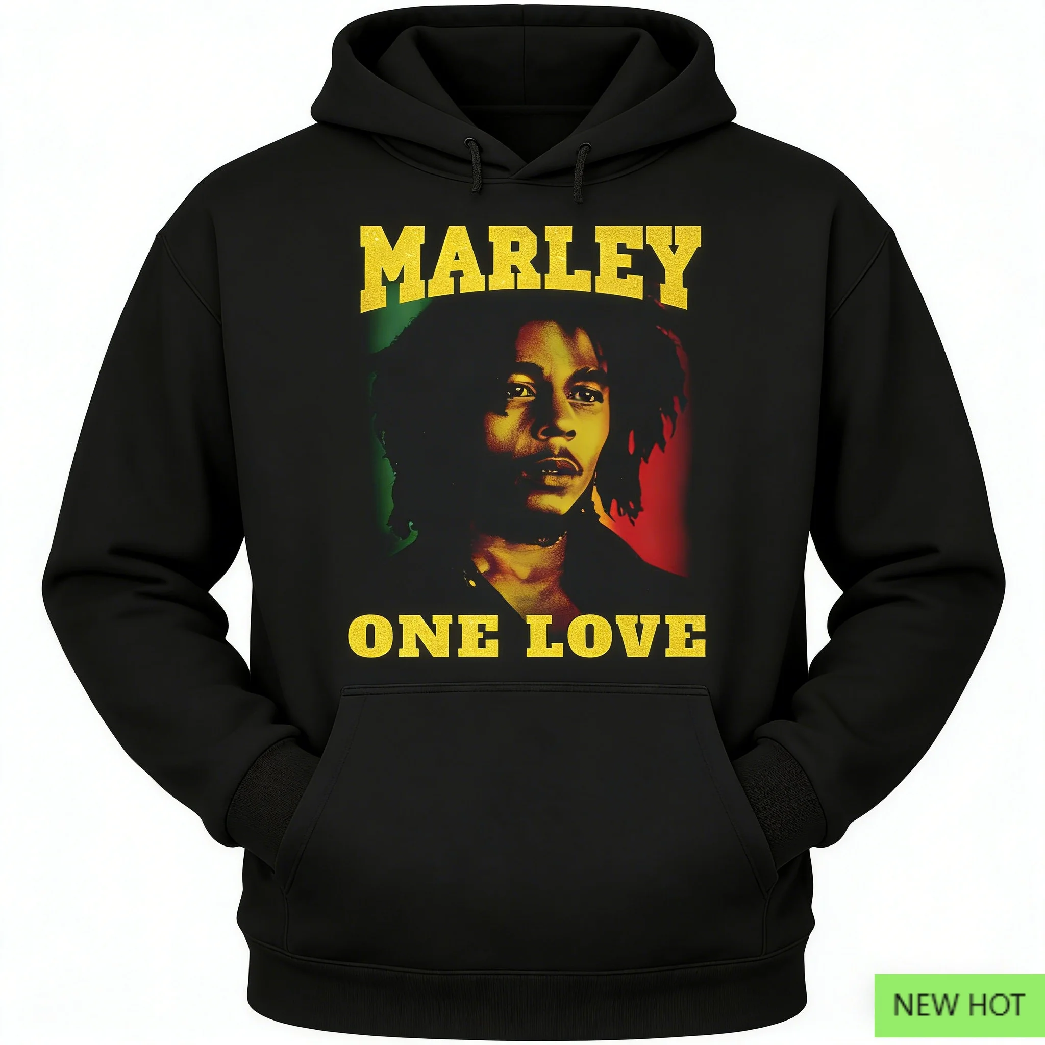 Толстовка с капюшоном Bob Marley One Love с черным принтом, повседневная уличная одежда унисекс для любителей музыки
Толстовка с капюшоном Bob Marley One Love с черным принтом, повседневная уличная одежда унисекс для любителей музыки