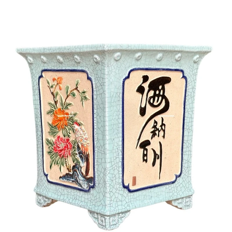 Square pot orchid pot handmade applique garden bonsai potted plant home decoration
Square pot orchid pot handmade applique garden bonsai potted plant home decoration