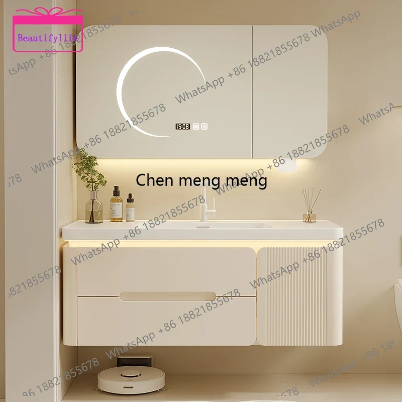 YL Modern Wall Mounted Bathroom Cabinets Mirror Light Luxury Smart Vanity Storage Cabinets Space Saver Mobile Bagno Home Furni
YL Modern Wall Mounted Bathroom Cabinets Mirror Light Luxury Smart Vanity Storage Cabinets Space Saver Mobile Bagno Home Furni