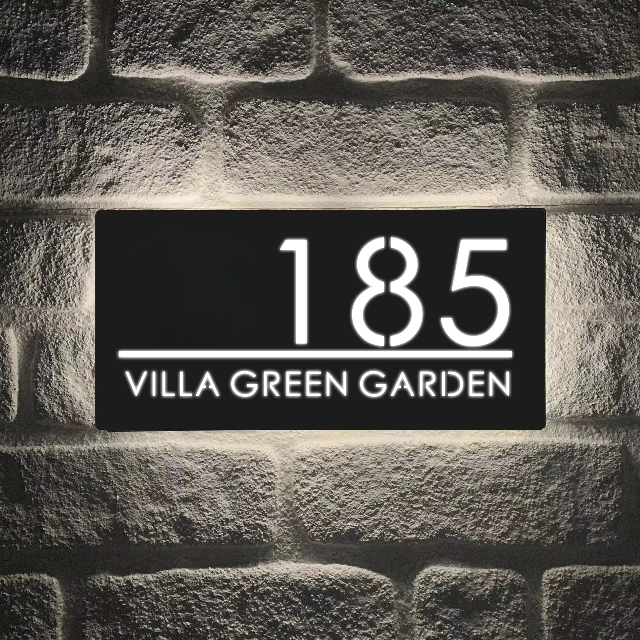 Personalized Acrylic 3D LED House Number Sign Custom Address Plaque Illuminated Light Up Outdoor Street Name Plate Home Business
Personalized Acrylic 3D LED House Number Sign Custom Address Plaque Illuminated Light Up Outdoor Street Name Plate Home Business